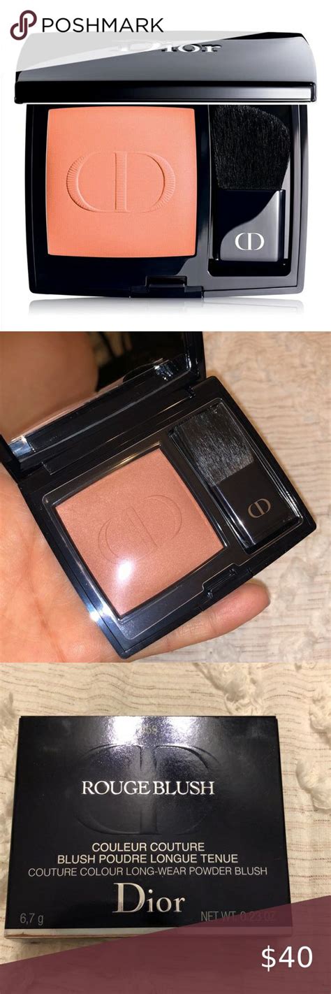 dior 459 charnelle blush|Dior blush with flushed cheeks.